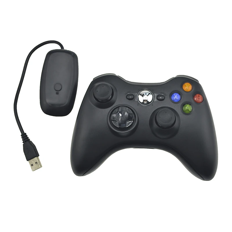 Для Xbox 360 джойстик беспроводной контроллер геймпад контроллер мандо для Xbox360 тонкий контроллер компьютерный джойстик - Цвет: Black 1