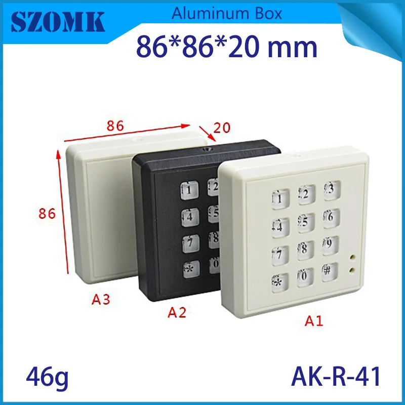 Кардридер пластиковый корпус для электроники Электронный 86*86*22 мм из АБС