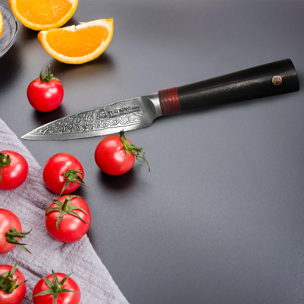 TUO столовые приборы пилинг фруктовыми для очистки овощей Ножи 3 5 &quot AUS 10 японский