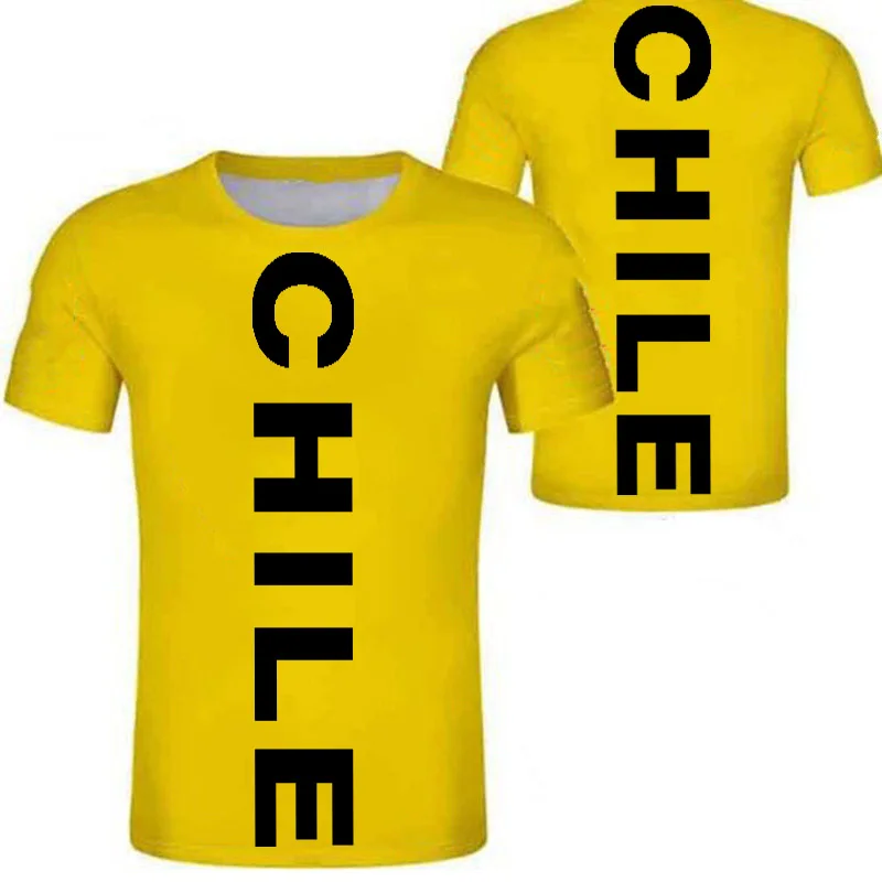 Футболка Чили Мужская молодежная с именным номером на заказ самодельная рубашка