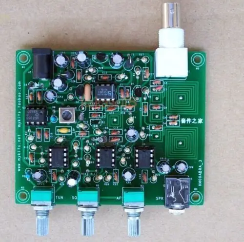 Diy kit dc 12v Air band приемник высокая чувствительность авиационного радио 118 136MHz AM|kit