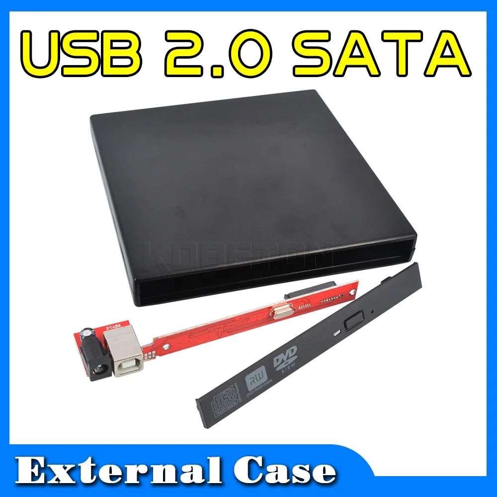 Внешний чехол для ноутбука ПК USB 2 0 DVD CD Rom RW на SATA жесткий диск адаптер Caddy|rw|rw drive |