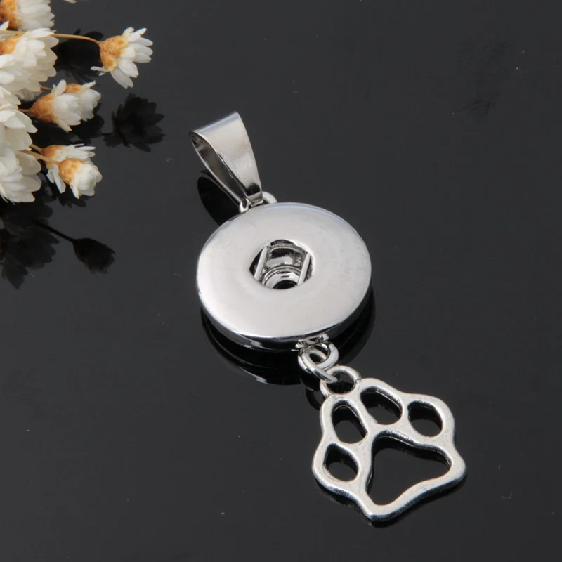 2 шт. модные тибетские Подвески для ног металл сделай сам 18 мм кулон с кнопкой