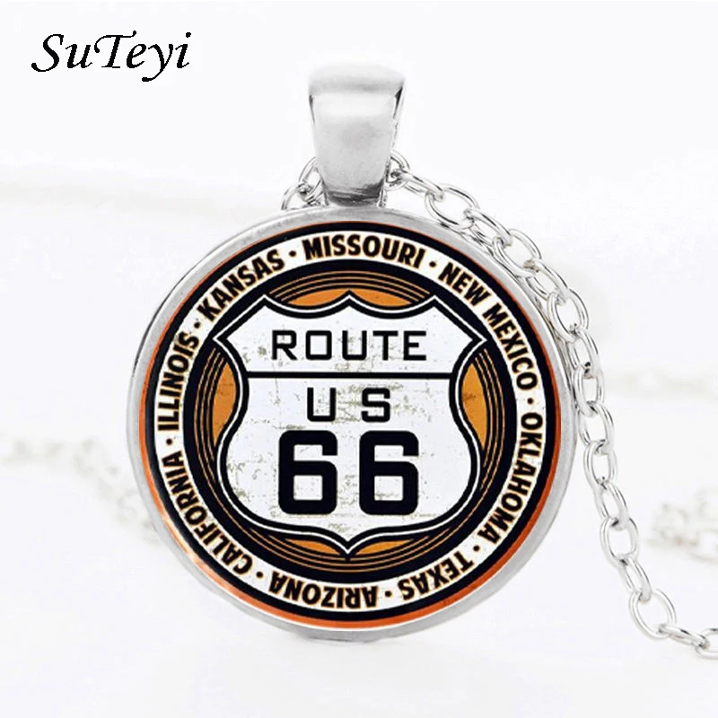 Ожерелье с кабошоном в стиле панк с художественным изображением, очаровательные подарки, стеклянные подвески, цепочки из цинкового сплава, ювелирные изделия