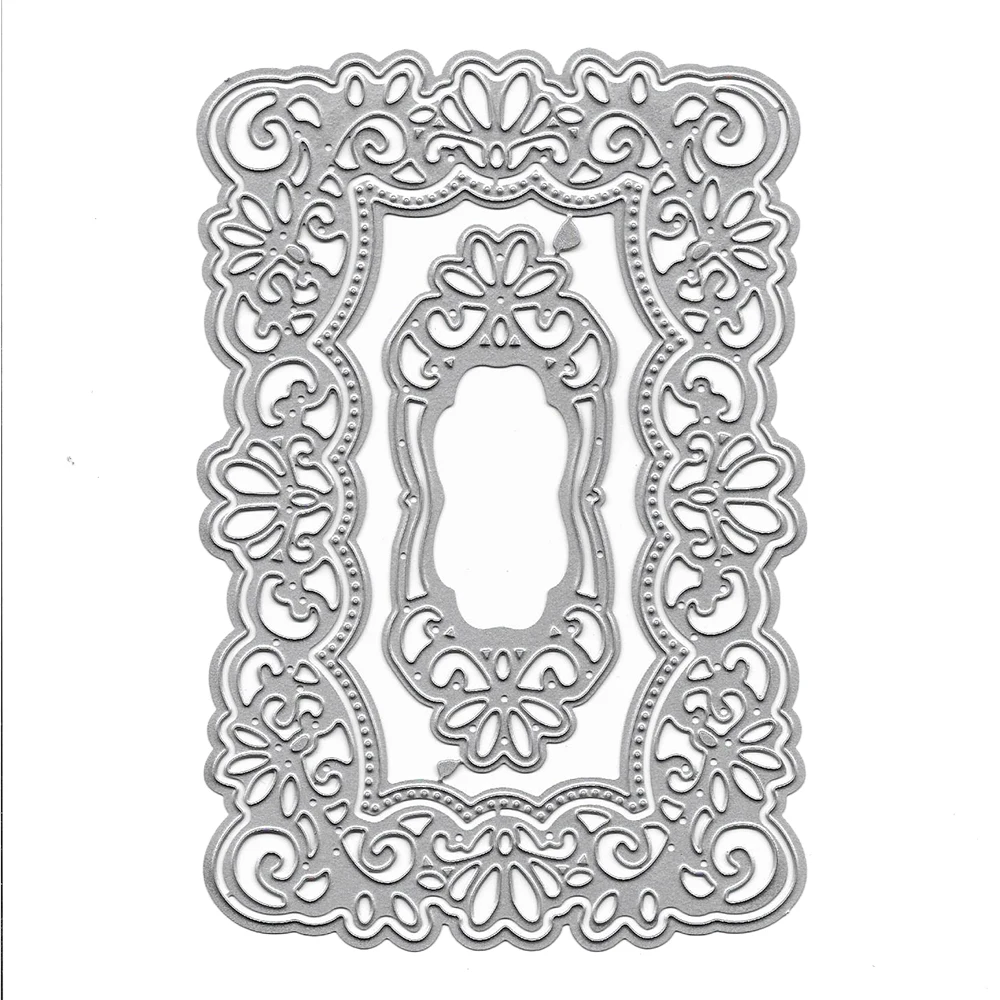Выдалбливают Кружева рамки ручной работы металлические режущие штампы нож