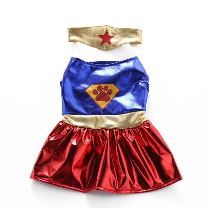 Рождественская Одежда для собак костюм Щенячий патруль и Орел Wonder Women