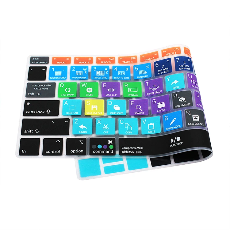 A1932 Ableton Live Hotkey силиконовый чехол для клавиатуры ноутбука MacBook Air 13 "2018 2019 выпуск A