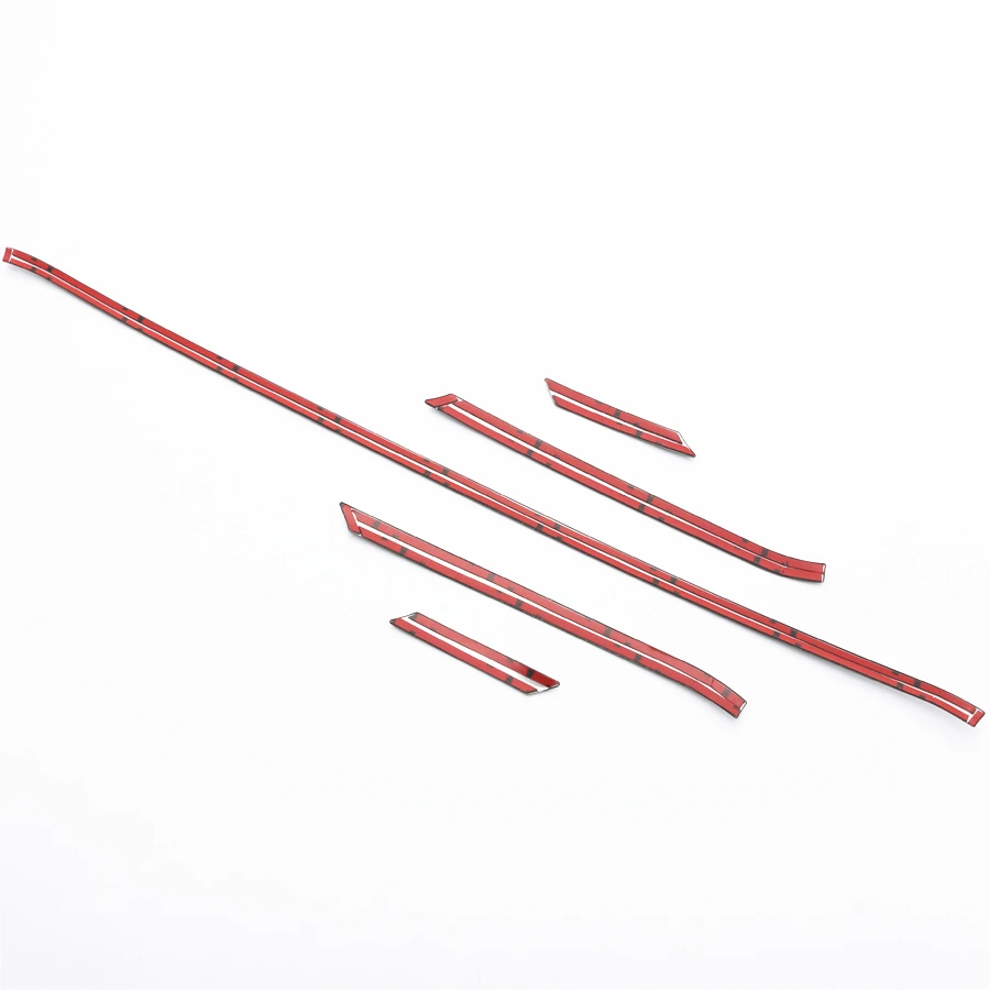 Передняя панель из нержавеющей стали SUS304 5 шт. отделка с гарниром верх для Toyota CHR C