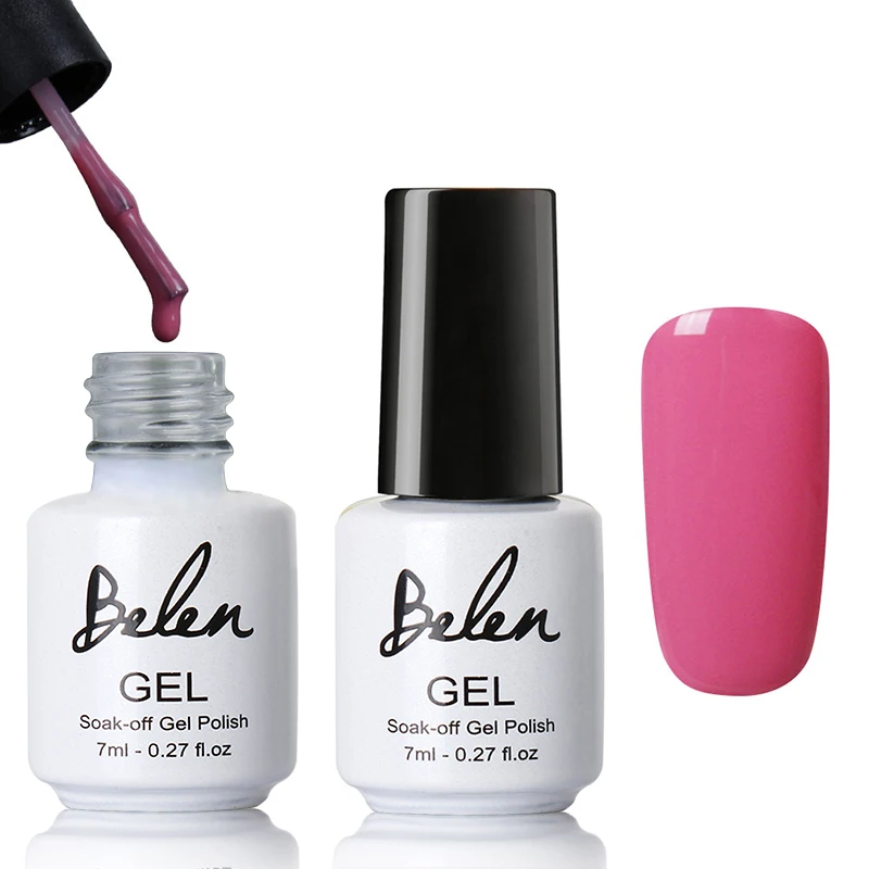 40511 Dark Pink Belen 7 мл Lucky color 79 цветов УФ-гель для ногтей долговечный Гель-лак УФ светодиодный светильник основа верхнее покрытие Полупостоянный лак - Цвет: 40511 Dark Pink