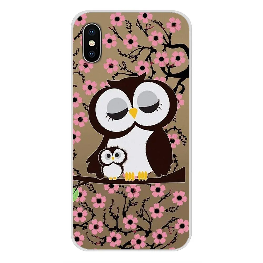 Милые Мультяшные совы для Motorola Moto X4 E4 E5 G5 G5S G6 Z Z2 Z3 G3 G2 C Play Plus Аксессуары чехлы