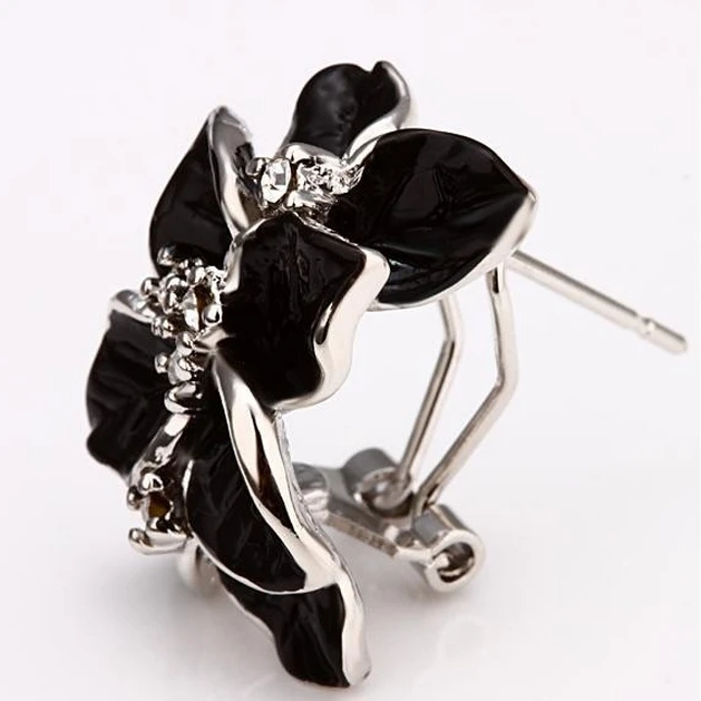 Женские серьги гвоздики с австрийским кристаллом из Индии богемные в форме