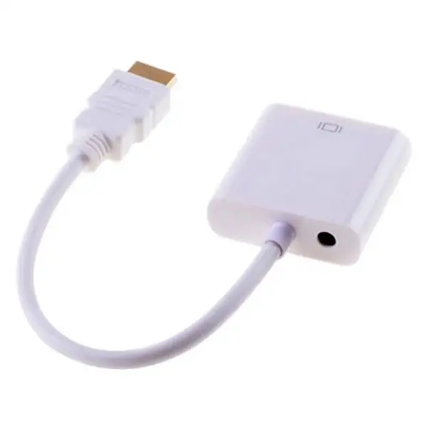 HDMI мужчина к VGA Женский видео аудио конвертер адаптер Кабели кабель HD 1080P для ПК