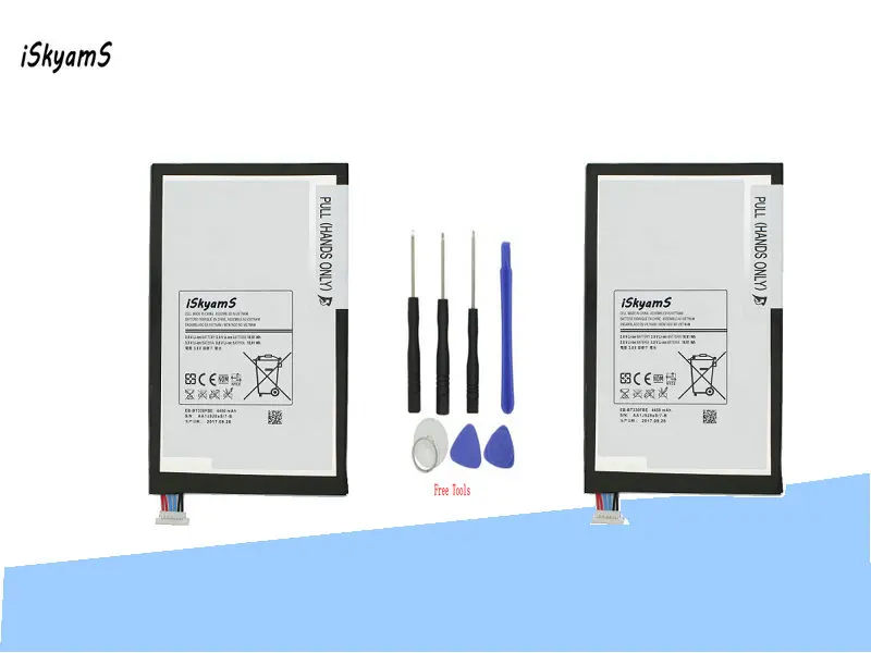 2x4450 мА/ч EB BT330FBE запасная батарея для Samsung Galaxy Tab 4 8 0 T330 T331 T331C T335 SM +