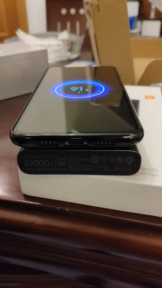 Xiaomi Mi Беспроводной внешний аккумулятор 10000 мАч Qi быстрое зарядное устройство Портативный usb type-C PLM11ZM внешний аккумулятор для iPhone X Xs MAX samsung