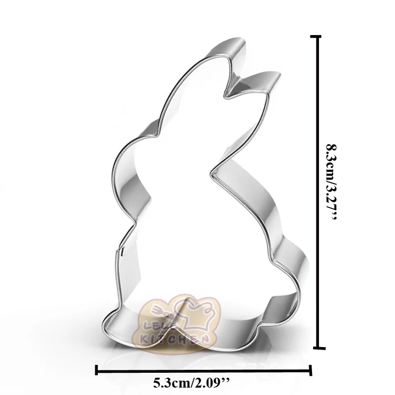 1 шт. Пасхальный кролик молды металлические резаки для печенья кондитерские