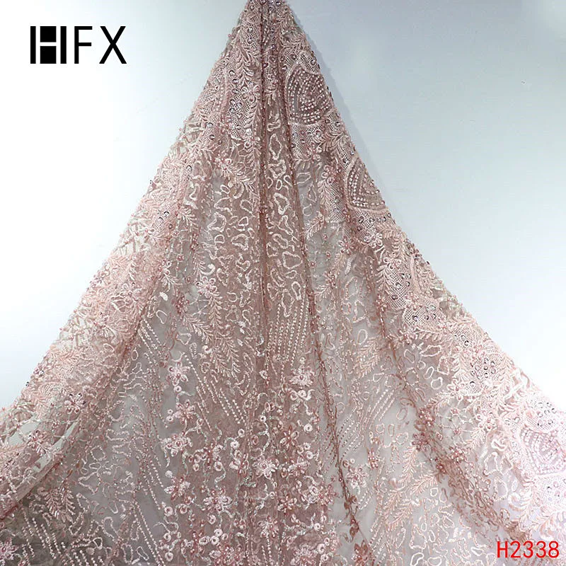Африканская кружевная ткань с бисером высокое качество 2019 нигерийские