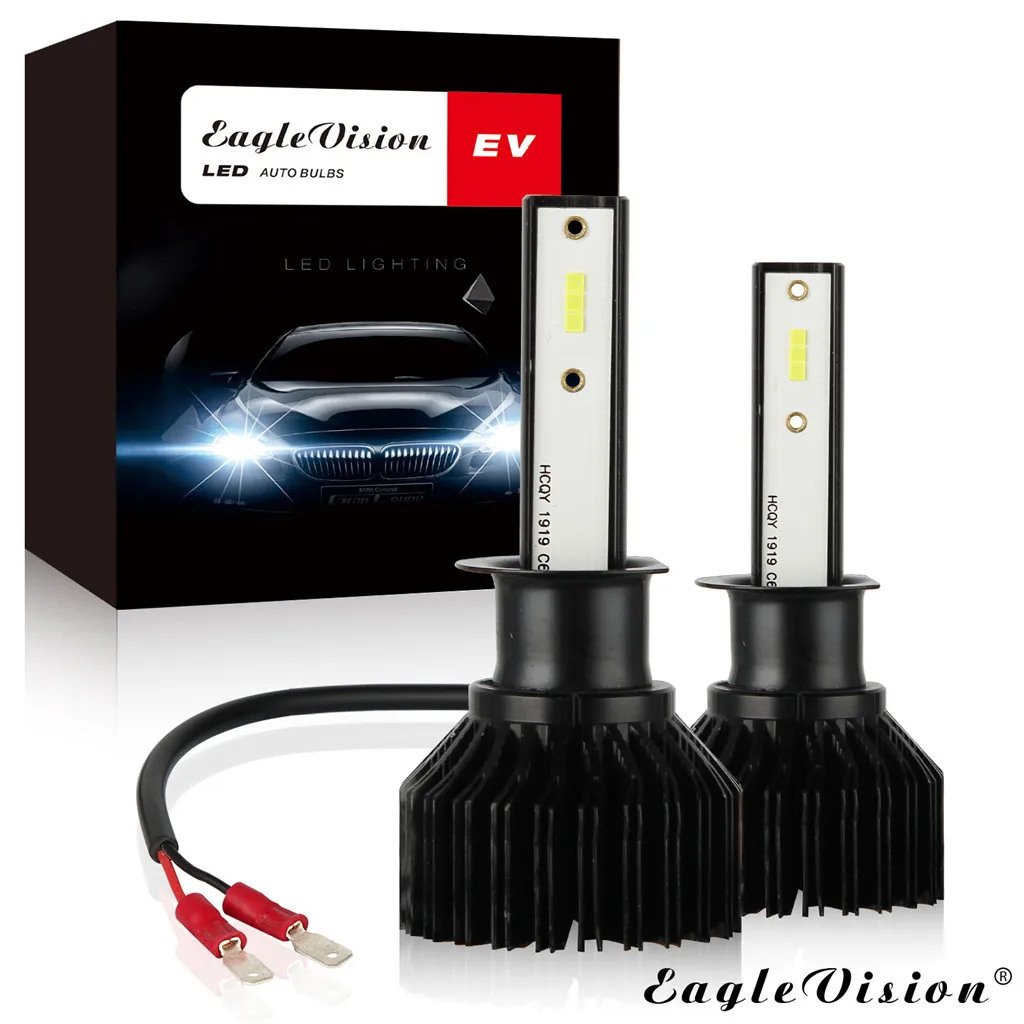 Kongyide автомобильный светильник 2 шт. H1 2000W 30000LM светодиодный головной Conversion Kit лампы