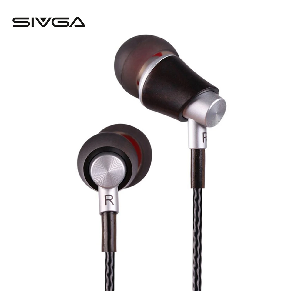 SIVGA M005 деревянные наушники вкладыши Профессиональные HIFI стерео гарнитура