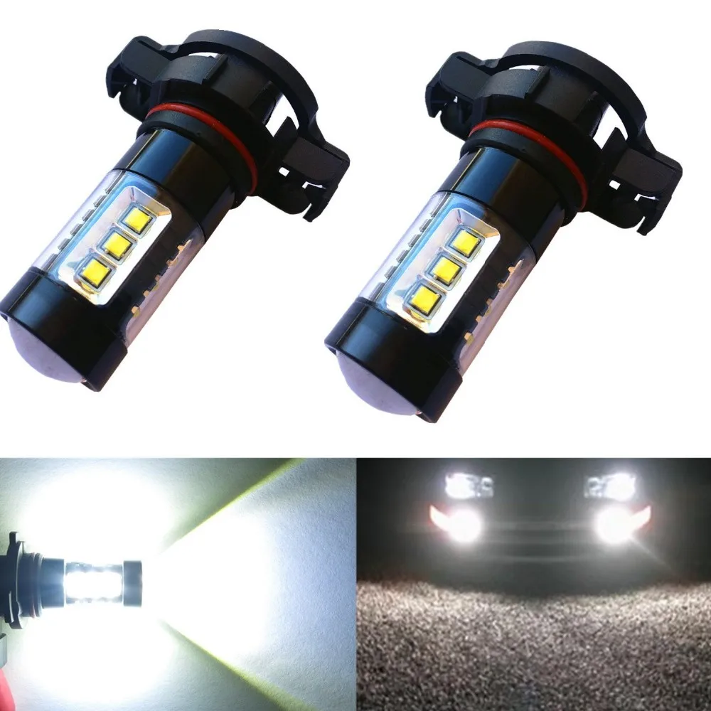 2 шт. PSX24W 80 Вт Высокая мощность Cree чип Xtremely супер яркий белый светодиодный