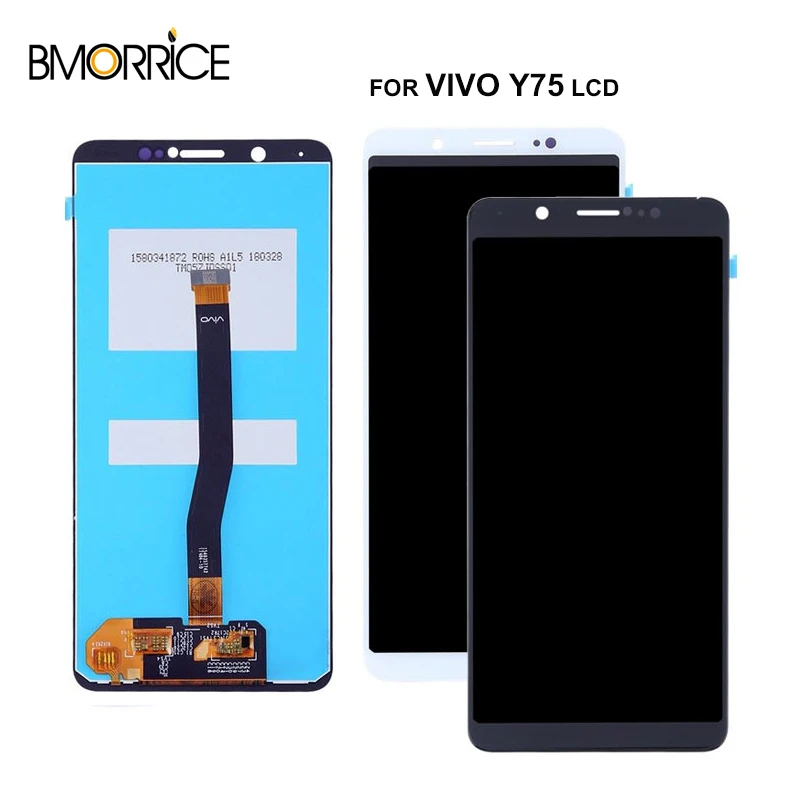 ДЛЯ Vivo Y75 TFT LCD дисплей сенсорный экран дигитайзер полная сборка запасные части