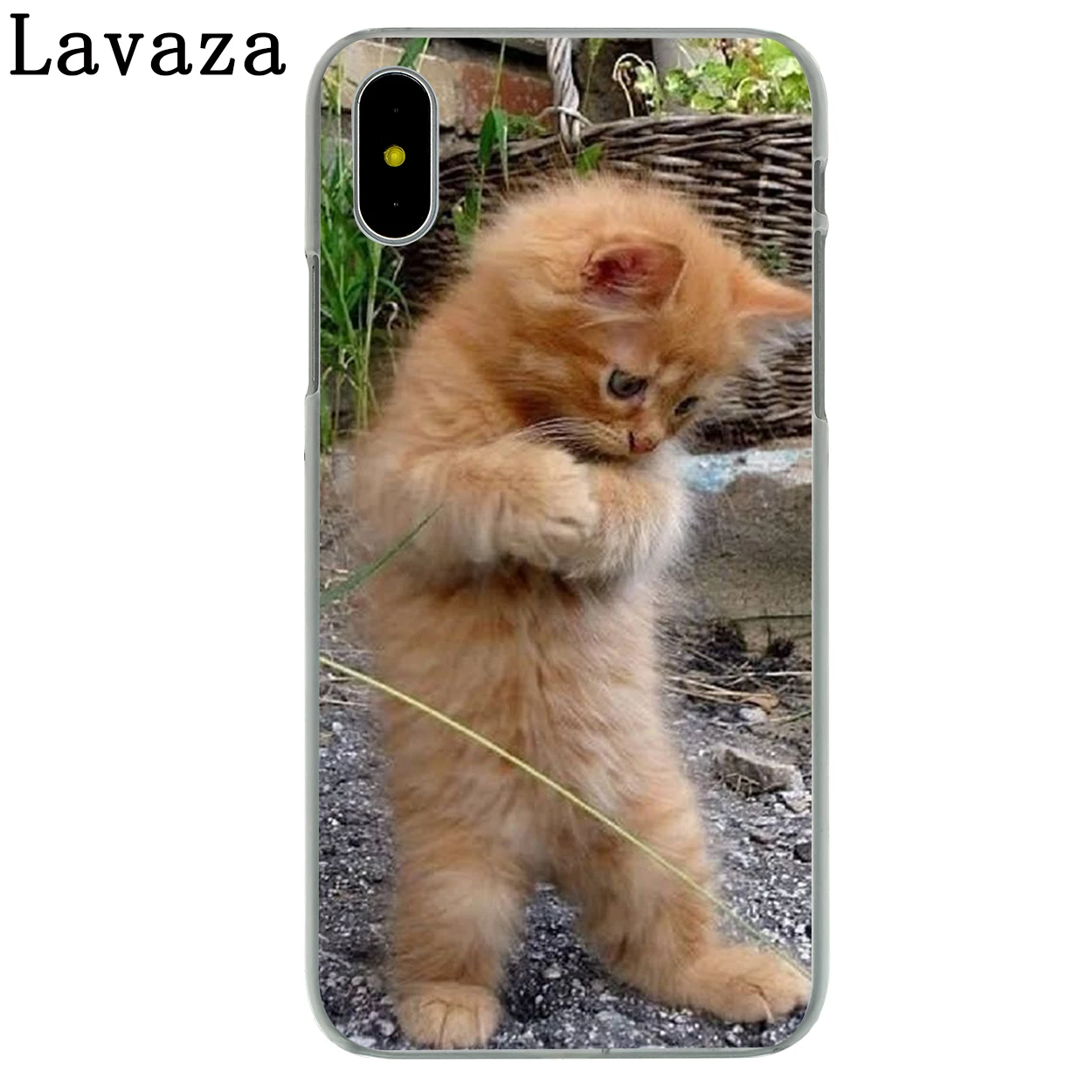 1 Чехол для телефона Lavaza с забавным котенком кошкой для Apple iPhone 4 4S 5C 5S SE 6 6S 7 8 Plus 10 X Xr Xs Max 6Plus 7Plus - Цвет: 1