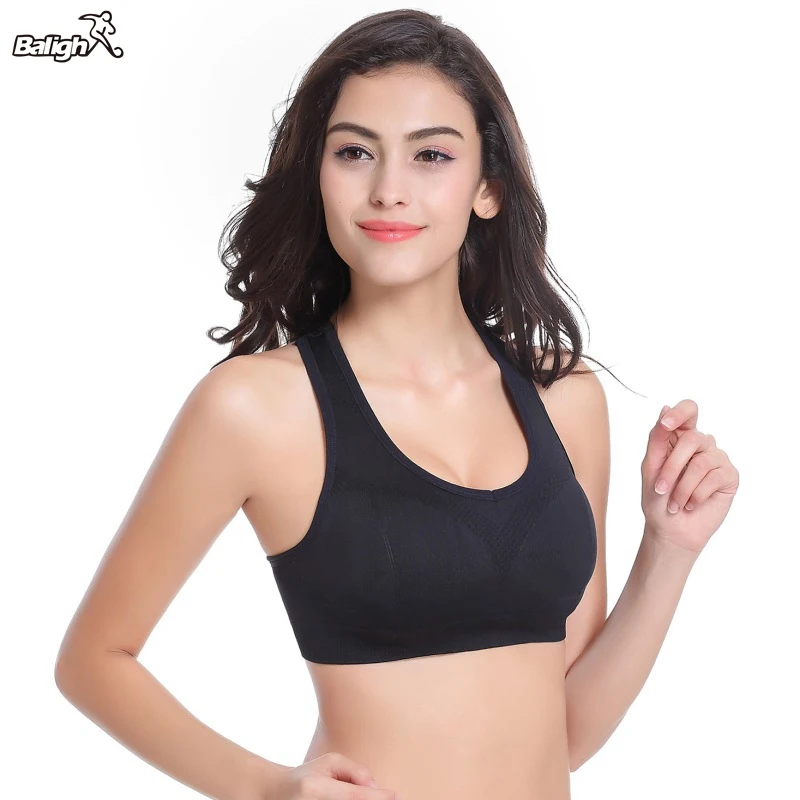 

Wholesale High Quality Women Sports Bras Spring Summer Seamless Push Up Padded Thin Running Bra
