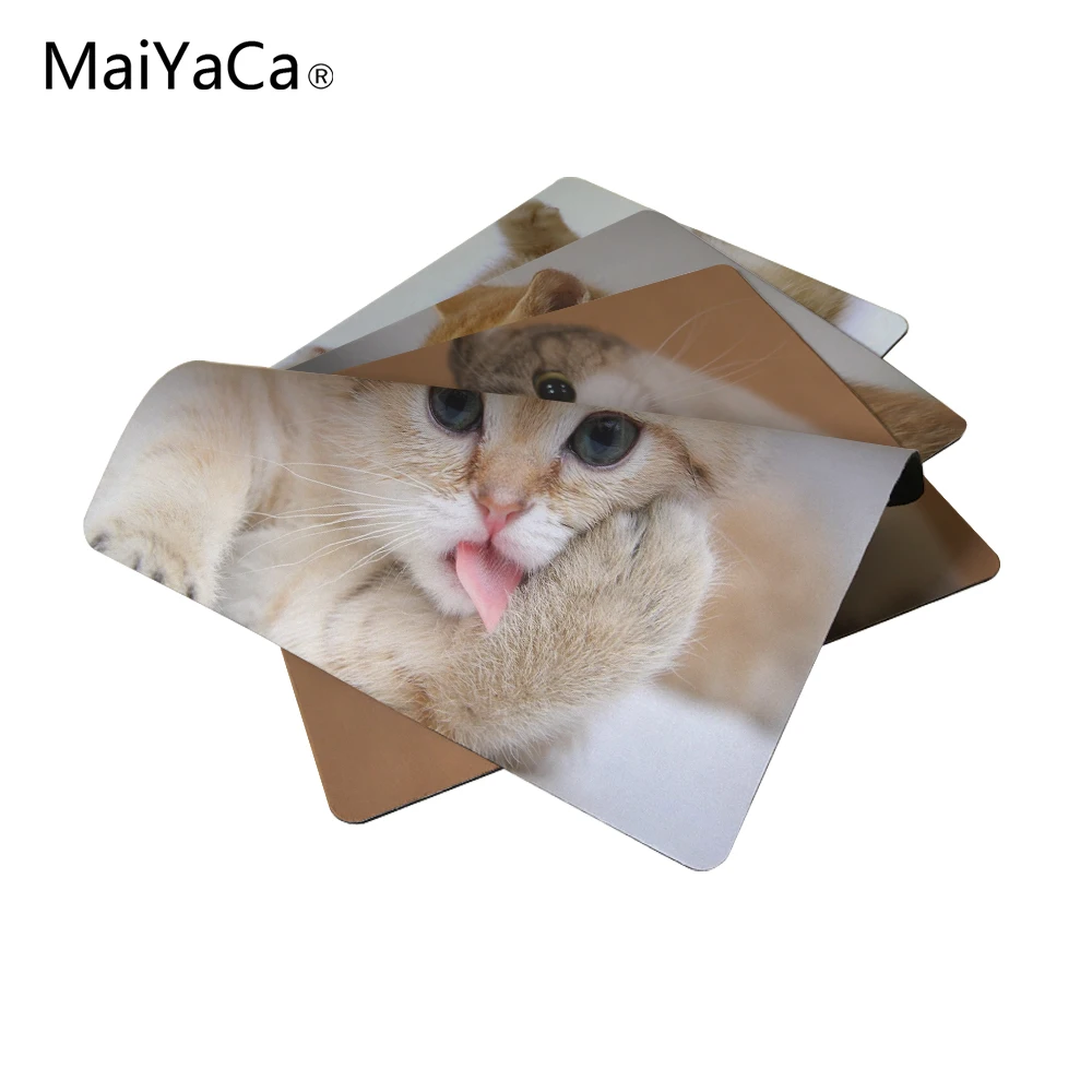 

MaiYaCa лучшие игровые коврики для мыши с животными кошками котятами на заказ резиновый коврик 18*22 см и 25*29 см коврики для мыши