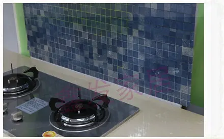 Quality high temperature resistant aluminum foil smoke oil bathroom waterproof wall stickers 45CMX10M murais 3d | Дом и сад