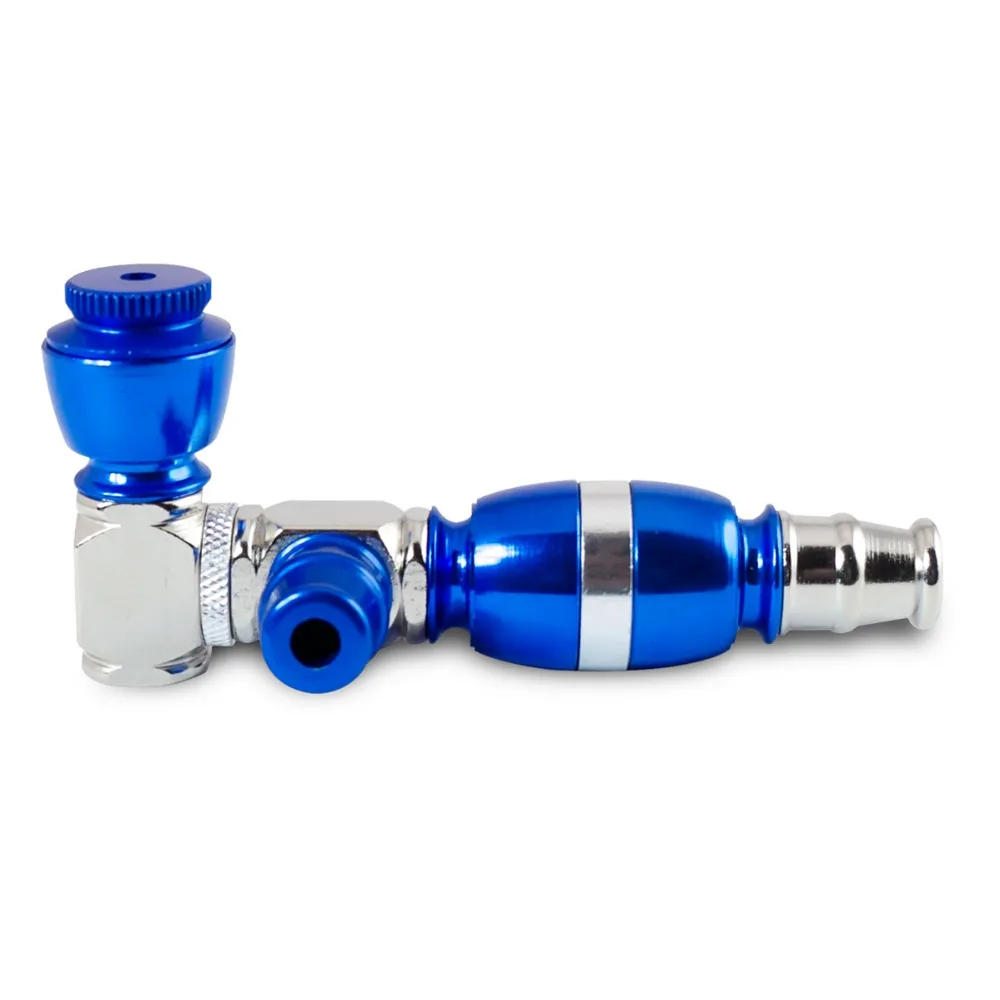 Formax420 Small Pocket Aluminum Smoking Pipe 8 Parts Tobacco Hand Pipes Random Color | Дом и сад