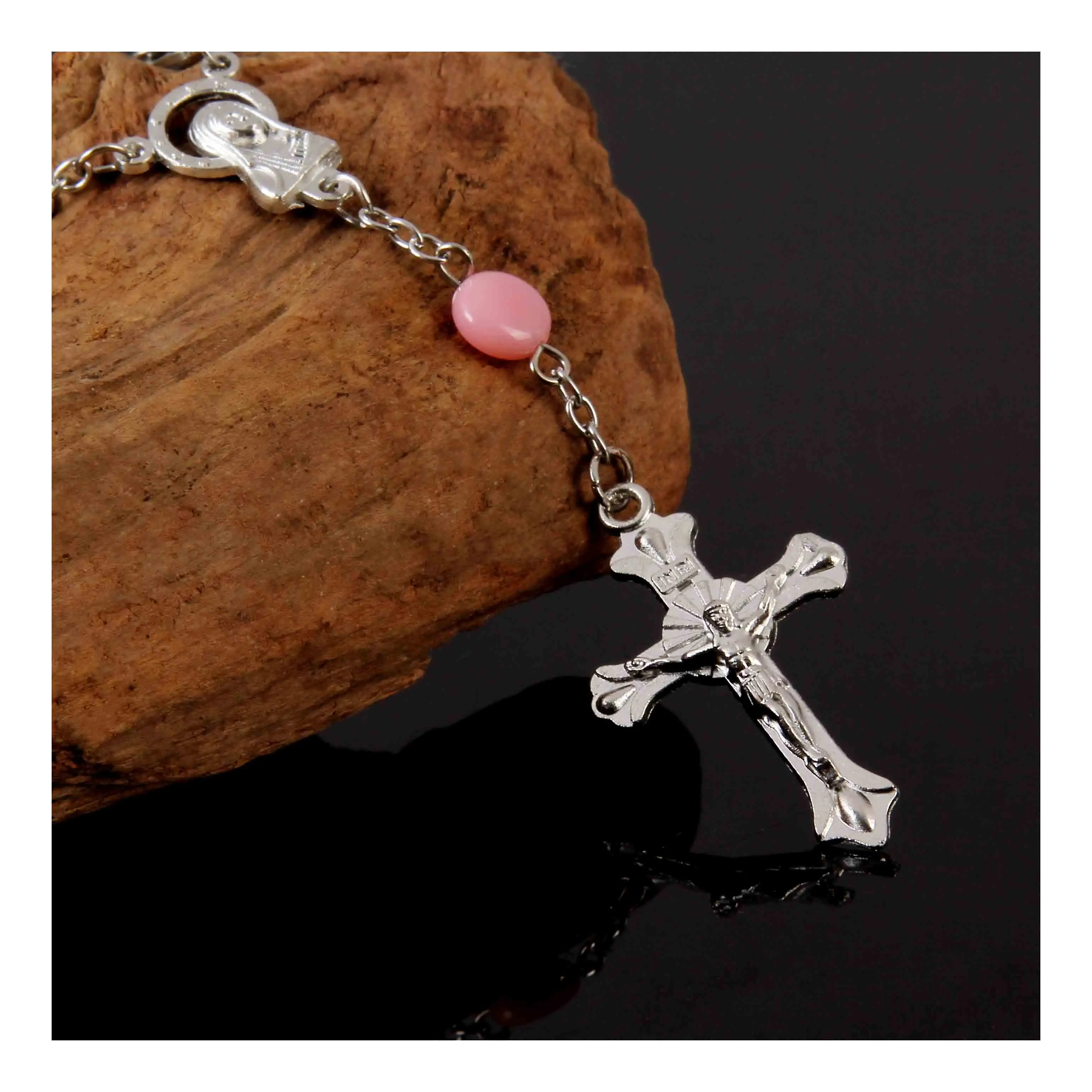 Католический крест четки подарок для Первого Святого Причастия св. Гуадалупе