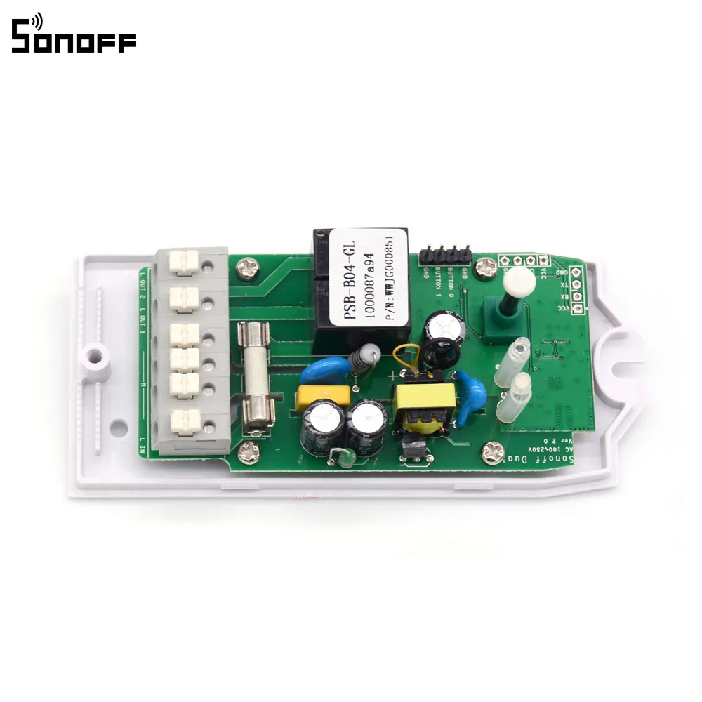 Беспроводной смарт-переключатель Sonoff 2 канала дистанционное управление Wi-Fi |