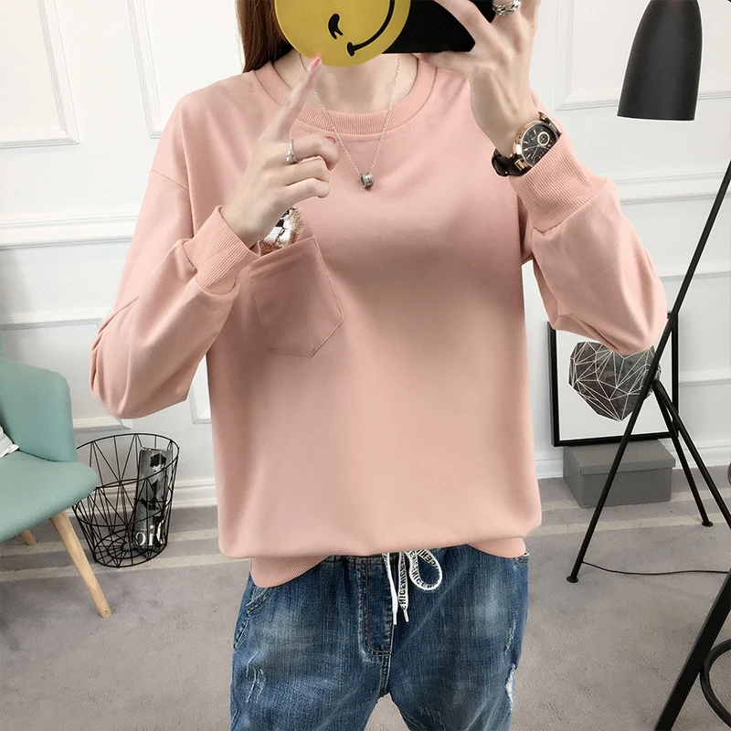 2017 Осенняя Новинка Харадзюку консервативный свободный карман Кот Вышивка