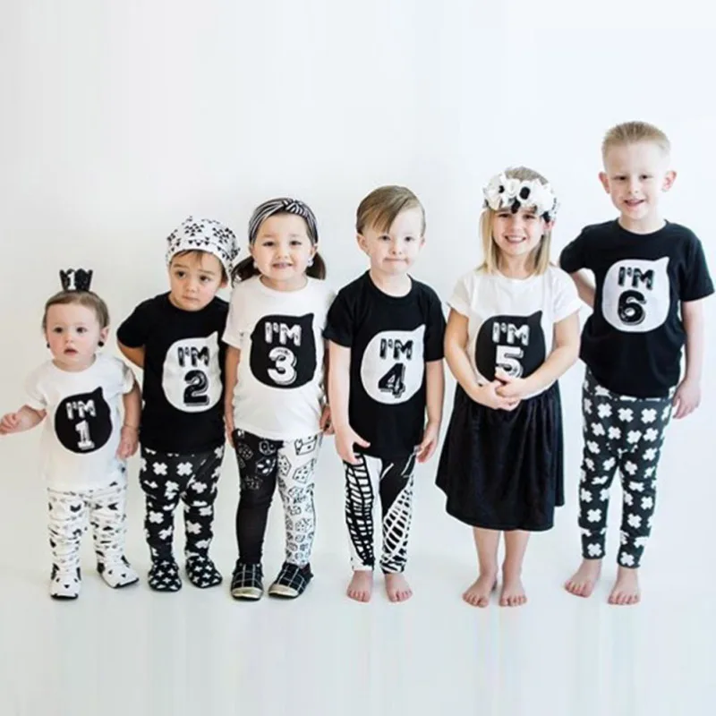 Детские хлопковые футболки с буквенным принтом крутые рубашки для мальчиков От 0