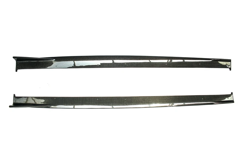 CF Side Skirts Автомобильный Стайлинг из углеродного волокна, комплект для тела, подходит для 14-17 Lexus RC F Sport YC DESIGN, стильный комплект для губ, боковые юбки, задний диффузор, спойлер - Цвет: CF Side Skirts