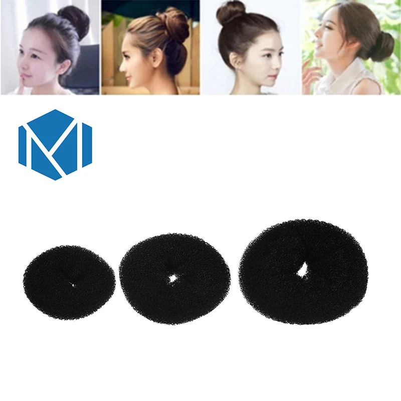 M MISM Fashion Женская круглая губка для волос кольцо пучка формирователь стайлер