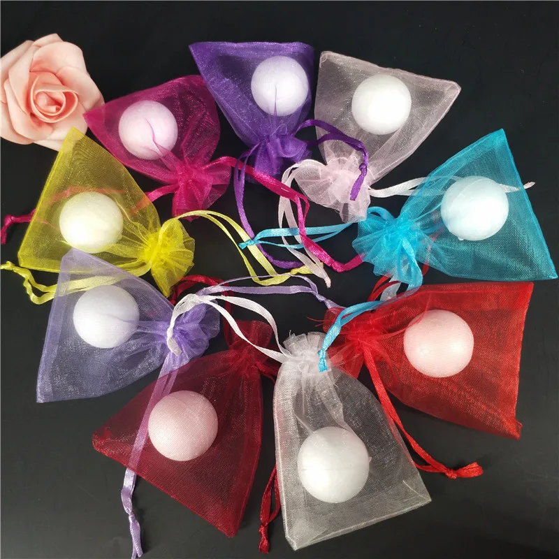 100 шт. сумки из органзы упаковка для ювелирных изделий 7x9 9x12 10x15 13x18 см свадебные