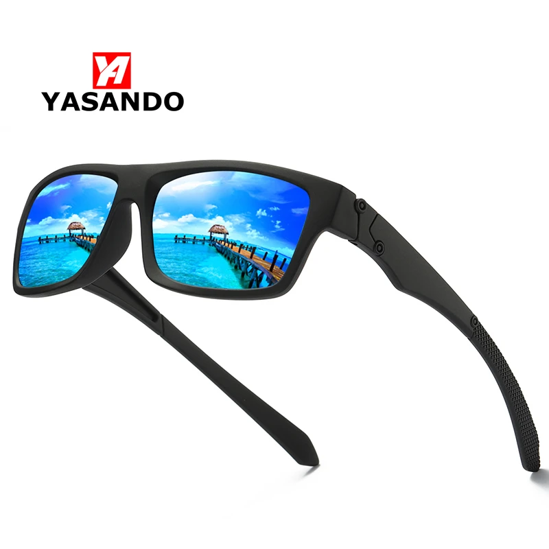 Солнцезащитные очки для мужчин и женщин 2019 YASANDO поляризованные линзы зеркальная