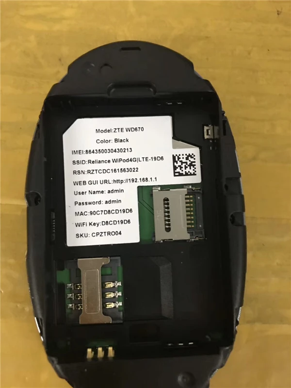 Разблокированный ZTE WD670 LTE Cat4 мобильный WiFi точка доступа FDD850/1800 МГц и TDD2300MHZ|3G/4G