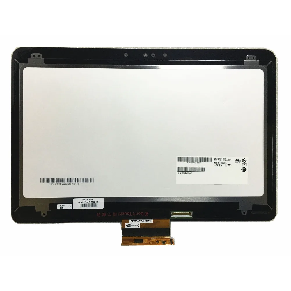 LALAWIN для HP B140QAN01.1 ноутбук ЖК экран 2560*1440 30pin 14 0 ''ноутбук Сенсорная панель в