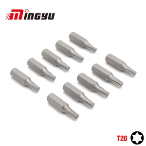 Набор отверток Torx T20, 10 шт., 25 мм, 14 дюйма, набор инструментов для ремонта, Набор отверток с шестигранным хвостовиком, сверло для электроинструментов, бытовые ручные инструменты