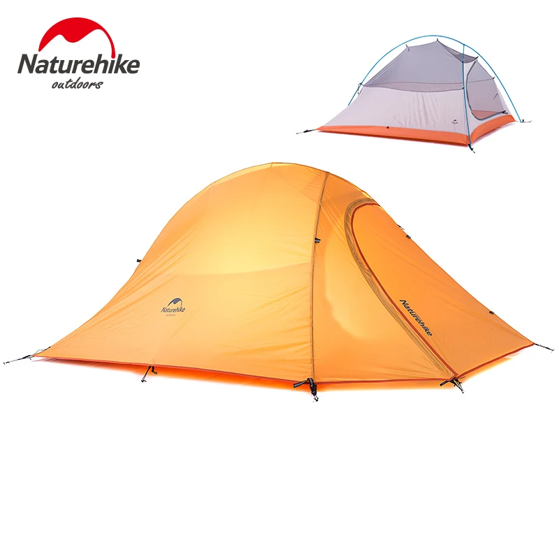 Naturehike New 2 Person Tent Lightweight Double Tents Outdoor Mountaineering Camping Double-layer | Спорт и развлечения