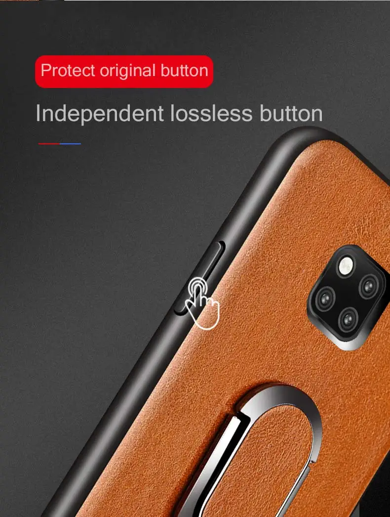 LANGSIDI Кожаные чехлы с натуральным лицевым покрытием для huawei mate 20 Pro lite honor 8x для huawei mate 20 P20 Pro Чехлы покрытие из натуральной кожи
