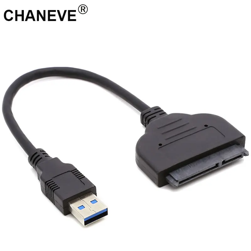 CHANEVE USB 3 0 к sata кабель передачи данных для жестких дисков 22 Pin usb адаптер 2 5