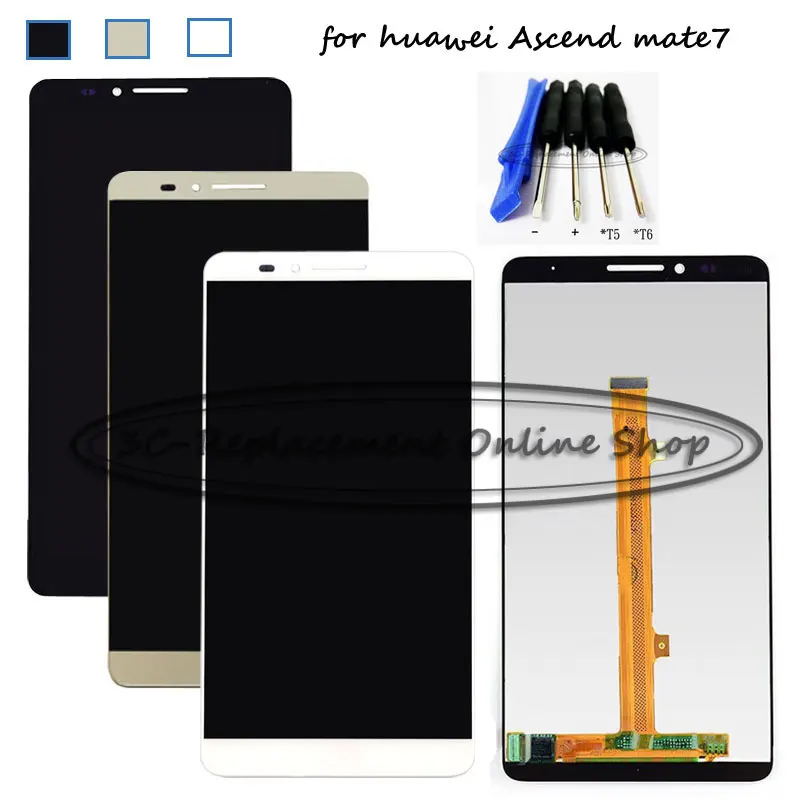 Черный/белый/золотой 6 0 дюймов Чехол для мобильного телефона Huawei Ascend Mate 7 Mate7 MT7 TL10