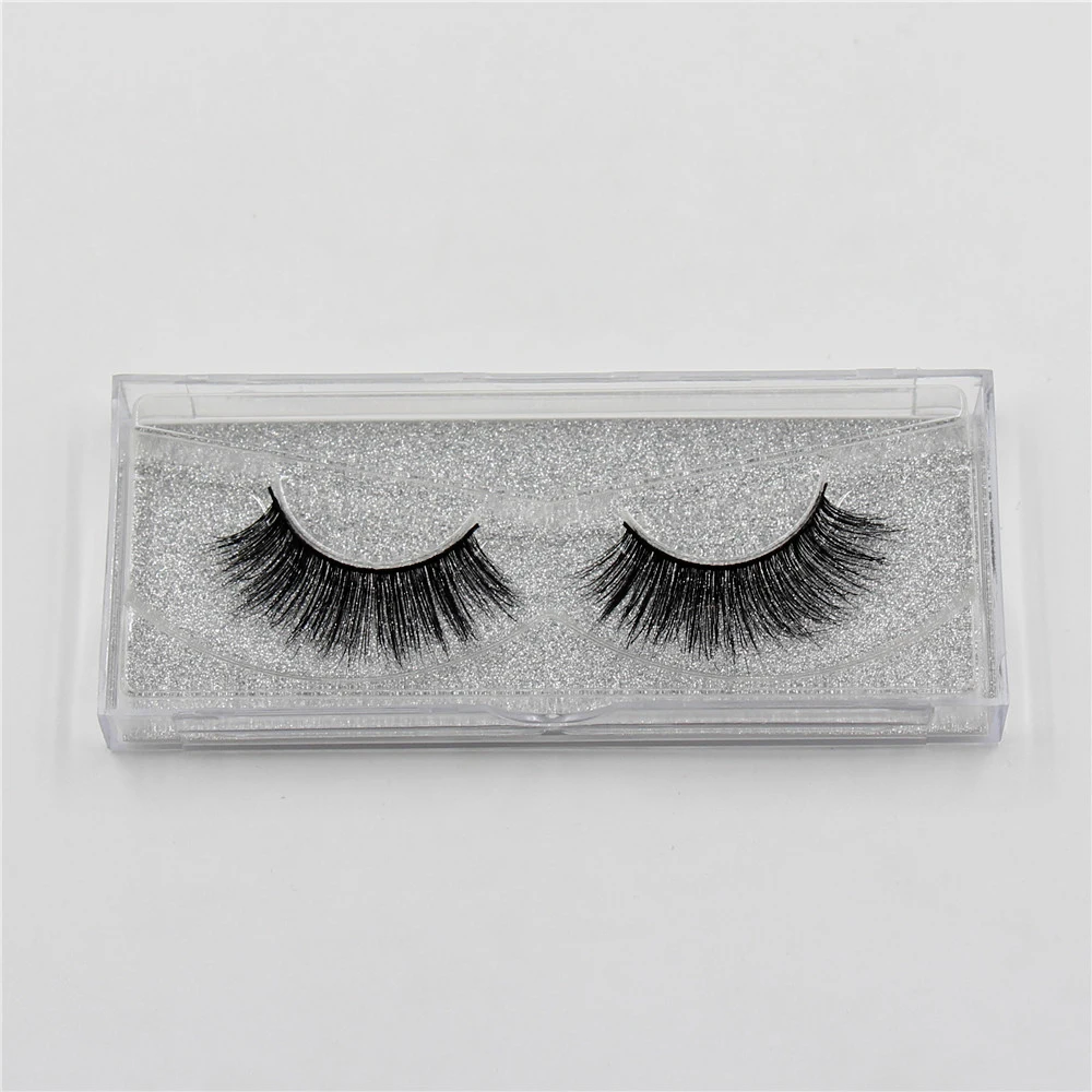 Норковые ресницы 3D норковые без жестокости натуральные накладные конические