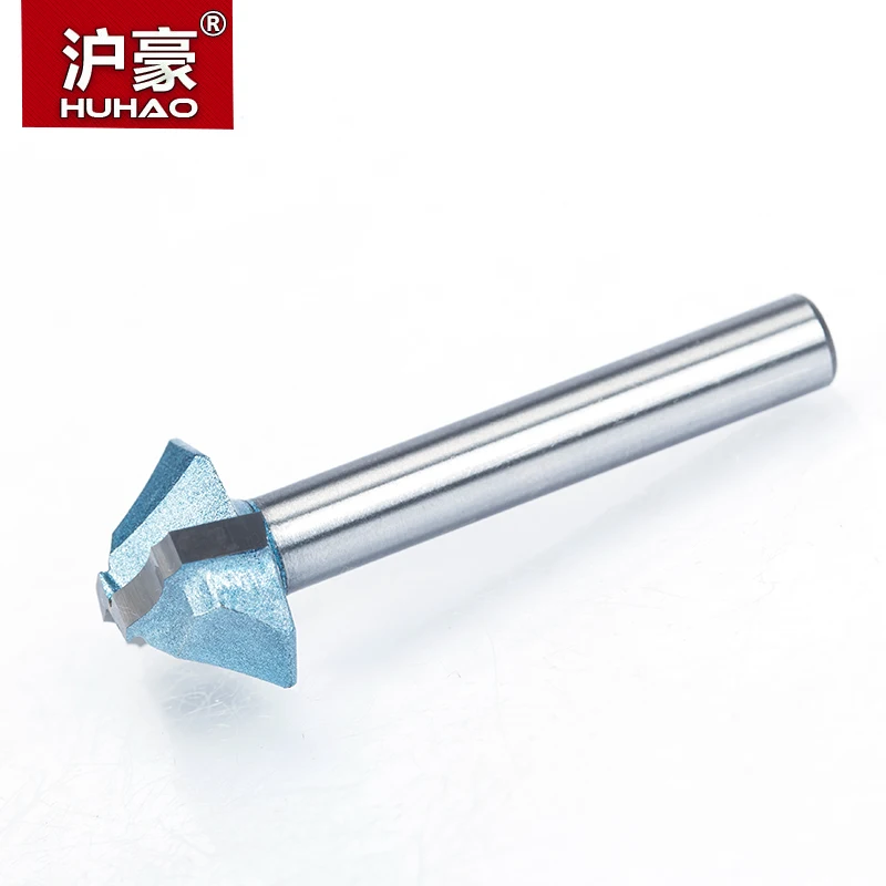 HUHAO 1/4 &quotхвостовик полукруглый бит 2 фрезы для дерева без подшипник
