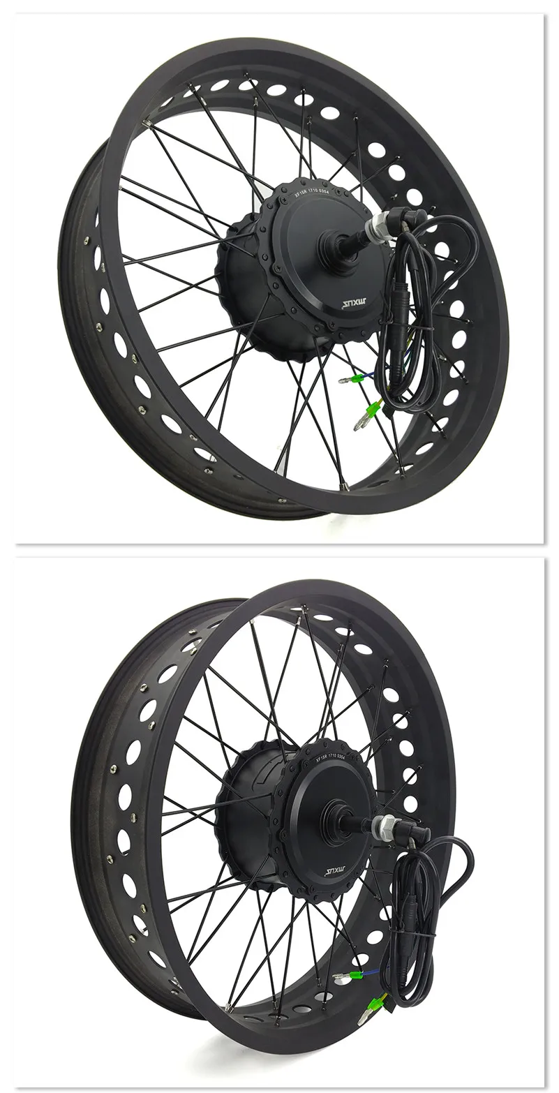 48 В 350 Вт Fat bike e-bike kit комплект для переоборудования электрического велосипеда мотор 2" 26" колеса MXUS бренд XF15-Fat для вилки 175 мм