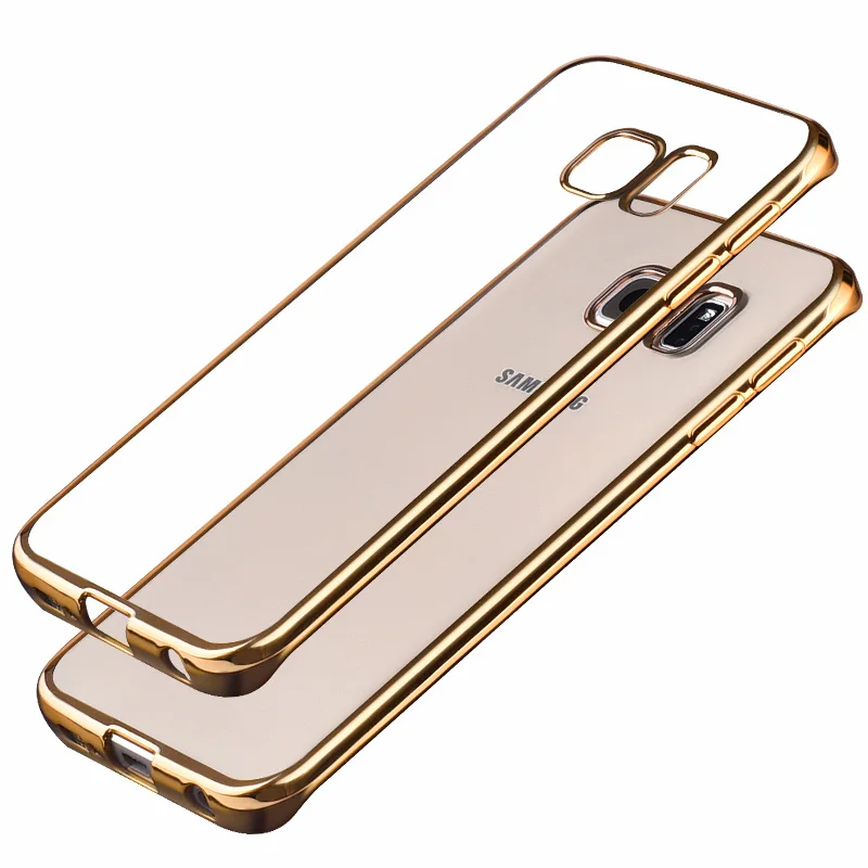 Роскошный силиконовый чехол SemgCeKen для samsung galaxy s5 s6 s7 edge s 5 6 7 s6edge s7edge прозрачный мягкий чехол для телефона