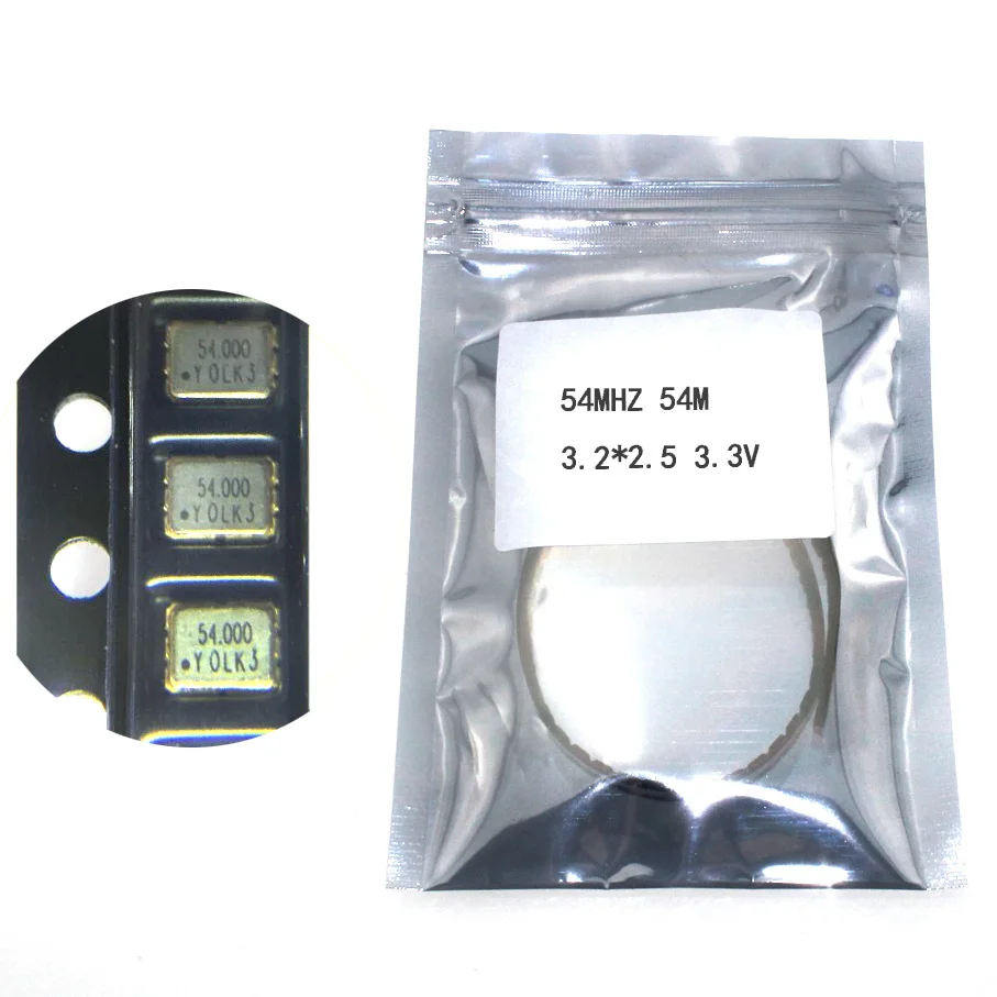 10 шт SMD 3225 активный кристаллический осциллятор OSC 54 МГц м 3 2*2 5 В 25PPM|osc| |