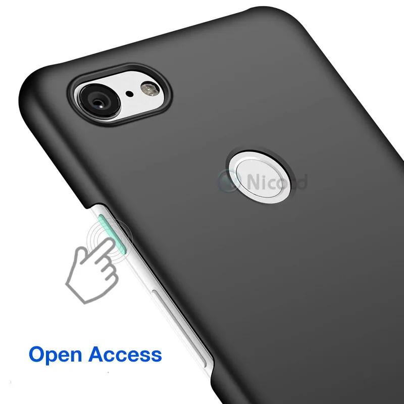 Роскошный пластиковый Матовый телефон случае для Google Pixel 3 XLHard PC Тонкий Матовый кожаный защитный чехол для Google Pixel 3xl